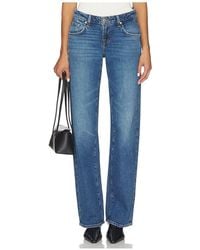 7 For All Mankind - Low Straight Leg Jeans - Lyst