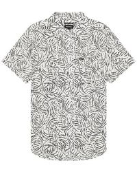 Brixton - Charter Print Short Sleeve Shirt - Lyst