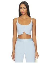 Fleur du Mal - Tuxedo Crop Vest - Lyst