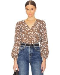 1.STATE - V Neck Top - Lyst