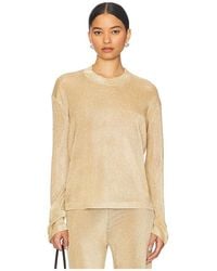 SER.O.YA - Hana Metallic Knit Top - Lyst