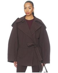 L'academie - 'Academie Cooper Cropped Trench Jacket - Lyst