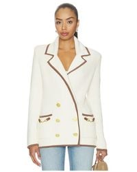 L'Agence - 'Agence Ranch Knit Blazer - Lyst