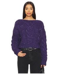 Free People - Jersey Cozy Cabin En Color Azul Marino Talla En - Lyst