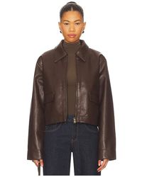 ALL THE WAYS - Fianna Faux Leather Jacket - Lyst