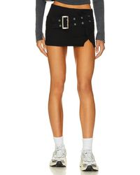 superdown - Cadha Belted Mini Skirt - Lyst