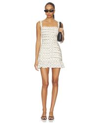 Tularosa - Vestido Nancy En Color Negro, Blanco Talla (También En M, S, Xl, Xs, Xxs) - Lyst
