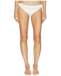 Sea - Madelyn Crochet Bikini Bottom With Ruffle - Lyst
