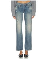 EB DENIM - Low Rise Straight Leg - Lyst