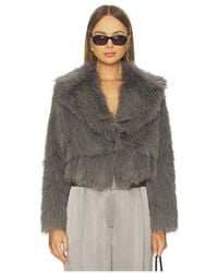 The Sei - Faux Fur Bomber Jacket - Lyst