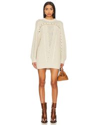 Tularosa - Aveline Cable Sweater Dress - Lyst