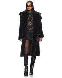 superdown - Willow Faux Fur Long Coat - Lyst
