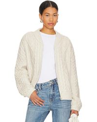 Central Park West - Savannah Zip Up Sweater - Lyst