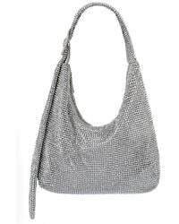 OLGA BERG - Calypso Crystal Shoulder Bag - Lyst