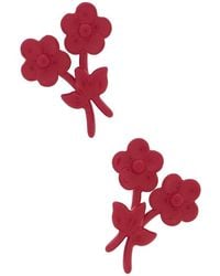 ShuShu/Tong - Painted Double Flower Stud Earrings - Lyst