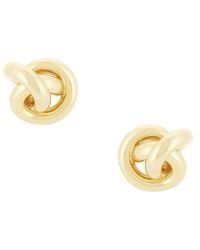 Shashi - Knot Stud Earrings - Lyst