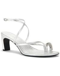 Tory Burch - Pierced Strappy Heel Sandal - Lyst