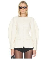 WeWoreWhat - Cocoon Sleeve Peplum Blazer - Lyst