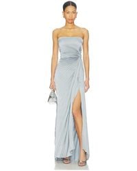 A.L.C. - Vestido Largo Layla En Color Bebe Azul Talla (También En 2, 4, 6, 8) - Lyst