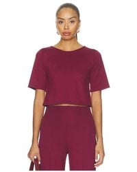 Ripley Rader - Ponte Knit Short Sleeve Top - Lyst