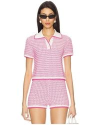 Lovers + Friends - Lena Polo Top - Lyst