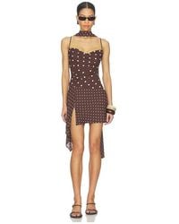 Runaway the Label - Alora Scoop Neck Mini Dress - Lyst