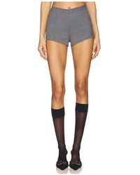 h:ours - Delanie Hot Short En Color Gris Talla En - Lyst