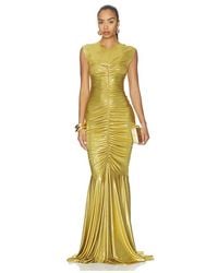 Norma Kamali - Sleeveless V Neck Fishtail Gown - Lyst