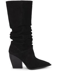AllSaints - Boots, Velours Roberta - Lyst