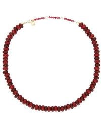 BaubleBar - Joyce Semi Precious Beaded Necklace - Lyst