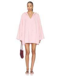 Hunza G - Sunny Towelling Hooded Poncho - Lyst