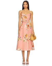 Hemant & Nandita - Midi Dress With Buckle Belt - Lyst