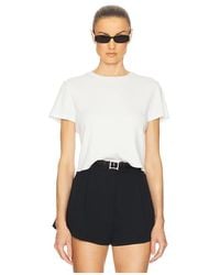 Helsa - The Rib Baby Tee - Lyst