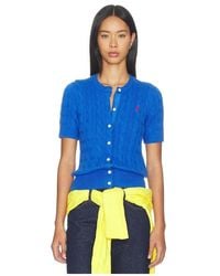 Polo Ralph Lauren - Cotton Short Sleeve Cardigan Sweater - Lyst