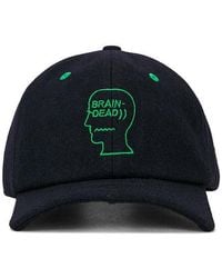 Brain Dead - Batwing Logohead Flannel Hat - Lyst