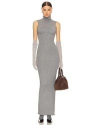 Helsa - Vestido Aadi En Color Gris Talla En - Lyst