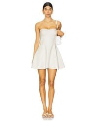 Norma Kamali - Strapless Grace Mini Dress - Lyst
