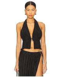 4th & Reckless - Daisy Halter Neck Detail Top - Lyst