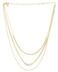 Ettika - Crystal Layers Necklace - Lyst