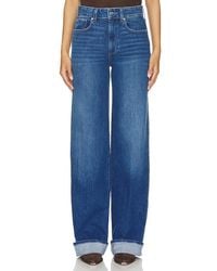 PAIGE - Sasha Wide Cuff Jeans - Lyst