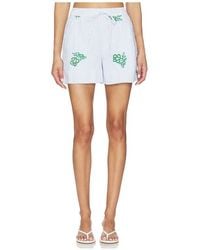 Essentiel Antwerp - Juste Embroidered Mini Shorts - Lyst