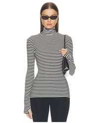 Norma Kamali - Slim Fit Long Sleeve Turtleneck Top - Lyst