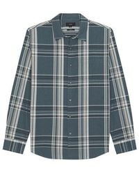 Vince - Lorimer Plaid French Placket Shirt - Lyst
