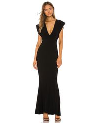 Norma Kamali - X Revolve V Neck Rectangle Gown - Lyst