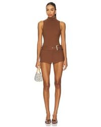 superdown - COMBISHORT EVIE en Chocolate - Lyst