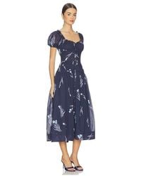 midi cape dress for women self-portrait - Pink Chiffon Cape Midi Dress