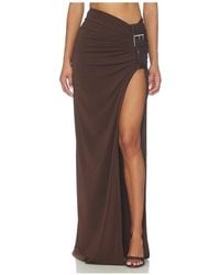Sid Neigum - Floor Length Gathered Belt Skirt - Lyst