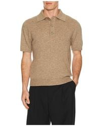 Entire studios - Short Sleeve Knit Polo - Lyst