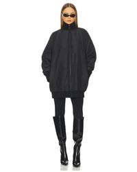 Norma Kamali - Oversized Turtleneck Bomber Jacket Above The Knee - Lyst