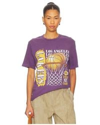Junk Food - Lakers 17X Champs Vintage Tee - Lyst